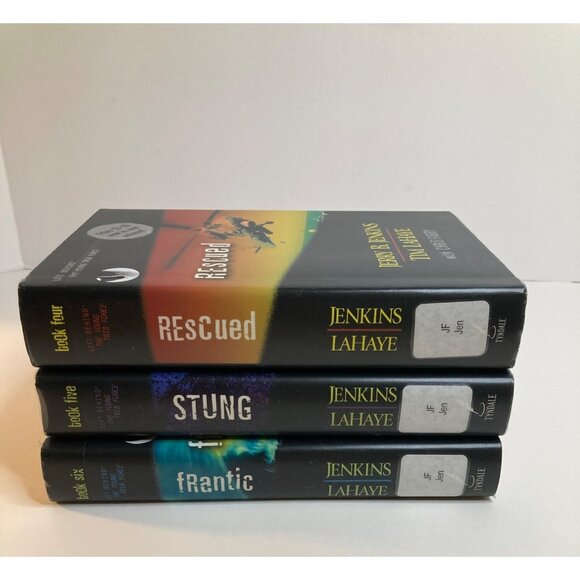Left Behind The Young Trib Force Books 4,5,6  Pub Rescued Stung Frantic HC - Picture 3 of 5
